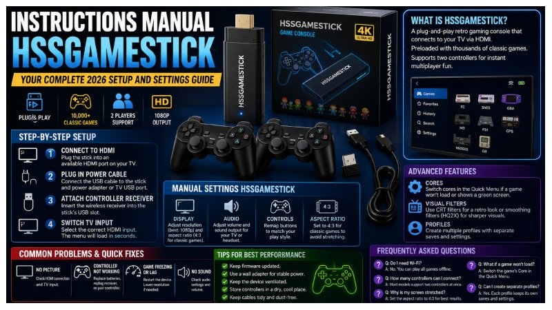 Instructions Manual HSSGameStick